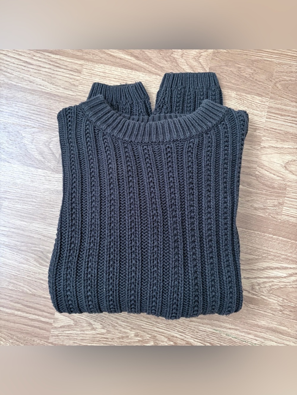 Universal Thread Oversized Chunky Knit Ribbed Crewneck Sweater